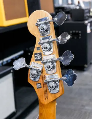 Charvel Guitars - Pro-Mod San Dimas Bass PJ V, Caramelized Maple Fingerboard - Metallic Black 2